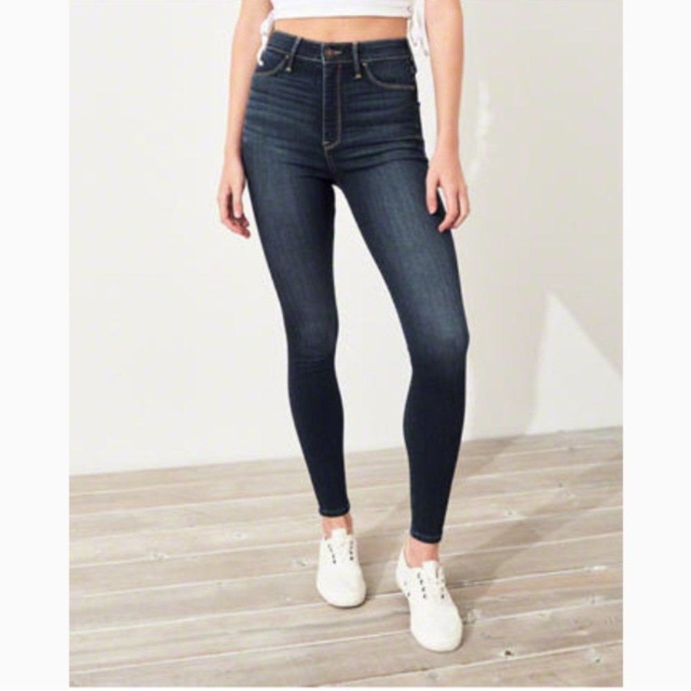 Hollister high waisted jeggings jeans